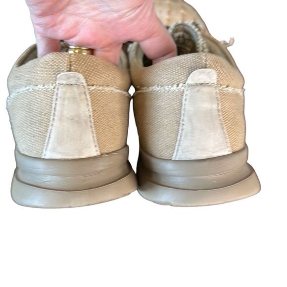 Roper Chillin’ Mens Tan Canvas Slip on Loafer Comfort Shoes 14 - Picture 4 of 16